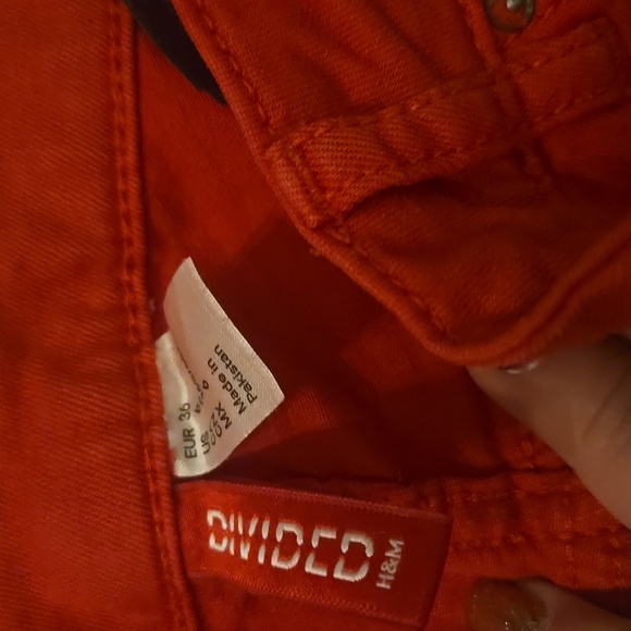 Divided H&M Fiery Red Pants - Picture 2 of 5